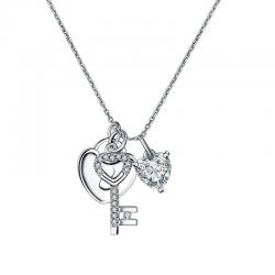 Colier Borealy Argint 925 Key Love Lock [0]