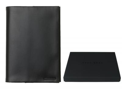 Black Leather Gift Set Mapa Agenda Hugo Boss si Batista costum matase naturala [3]