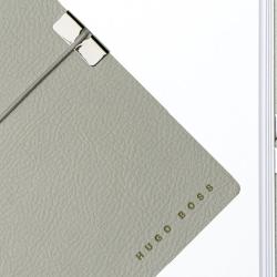 Set CEAS ELECTION PREMIUM SLIM LINE – SILVER S si Note Pad Grey HUGO BOSS [2]