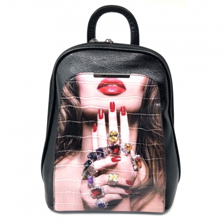 Rucsac dama by Borealy, Accessoire Noir, piele ecologica [0]