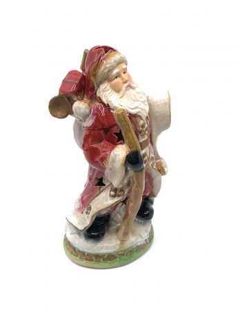 Mos Craciun Ceramica, by Borealy, 25 cm inaltime [1]