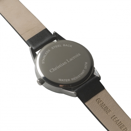 Ceas Christian Lacroix Seal si Butoni Noir [4]