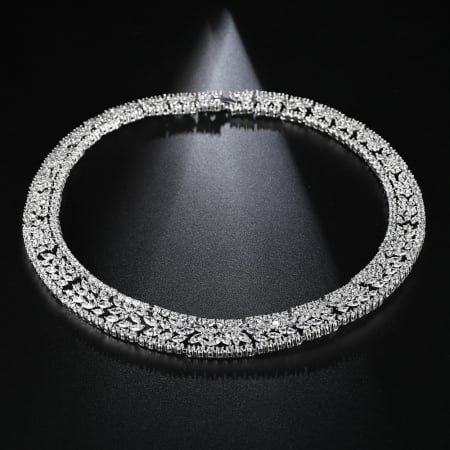 Set Colier si Cercei Luxury Fashion Bride, by Borealy [1]