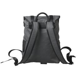 Set Men Travel Rucsac Cerruti 1881 Piele Canvas si Fular Grazie Filipeti [5]