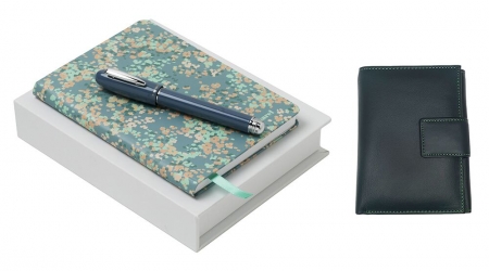 Aquarelle Cacharel, Blocnotes, Mini Pix si Portofel Piele Naturala [0]