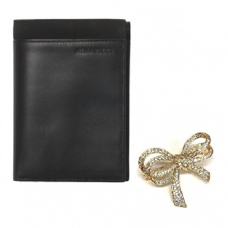 Set Cadou Portofel Nina Ricci si Brosa Coco Bow [0]