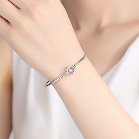 Bratara Borealy Argint 925  Round Cubic Zirconia [1]