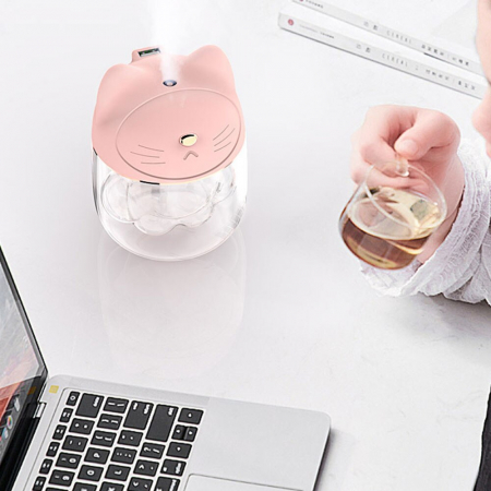 Umidificator Pink Cat + ventilator si lampa detasabila [6]