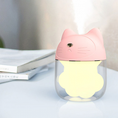 Umidificator Pink Cat + ventilator si lampa detasabila [0]