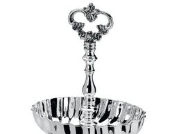 Platou oval 3 nivele placat cu argint by Chinelli, made in Italy [1]