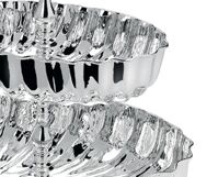 Platou oval 3 nivele placat cu argint by Chinelli, made in Italy [2]