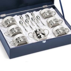 American Coffee Set Silver by Chinelli - Made in Italy [1]