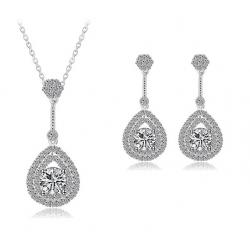 Art Deco Mireasă Colier şi Cercei by Borealy [0]