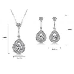 Art Deco Mireasă Colier şi Cercei by Borealy [1]