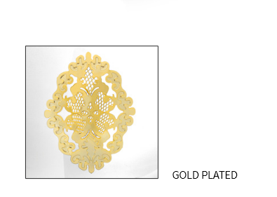 Arabesque Spumante Set 6 Glasses Champagne Gold Plated by Chinelli - made in Italy [3]