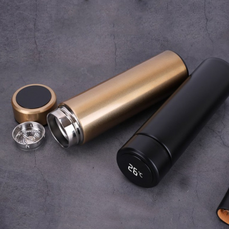 Black Termos LED cu indicator de temperatura,  500 ml Luxury Kitchen [5]