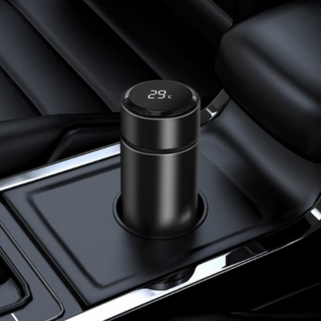 Black Termos LED cu indicator de temperatura,  500 ml Luxury Kitchen [6]