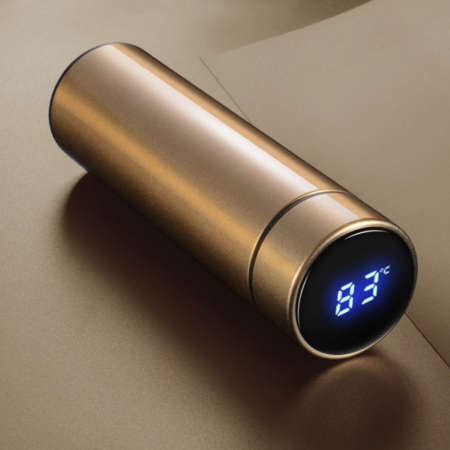 Black Termos LED cu indicator de temperatura,  500 ml Luxury Kitchen [4]