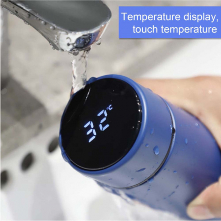 Black Termos LED cu indicator de temperatura,  500 ml Luxury Kitchen [10]