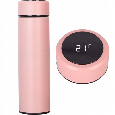 Black Termos LED cu indicator de temperatura,  500 ml Luxury Kitchen [8]