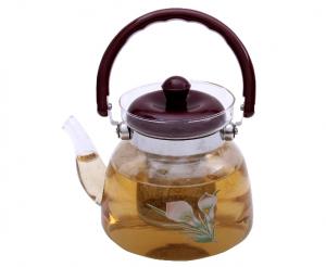 Ceai Floare Carnation Green Tea Blooming flower  cu ceainic sticla de lux [3]