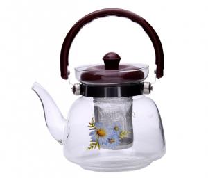 Ceai Floare Osmanthus Blooming flower  cu ceainic sticla de lux [3]