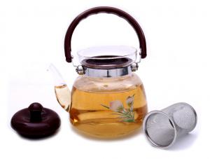 Ceai Floare Carnation Green Tea Blooming flower  cu ceainic sticla de lux [2]