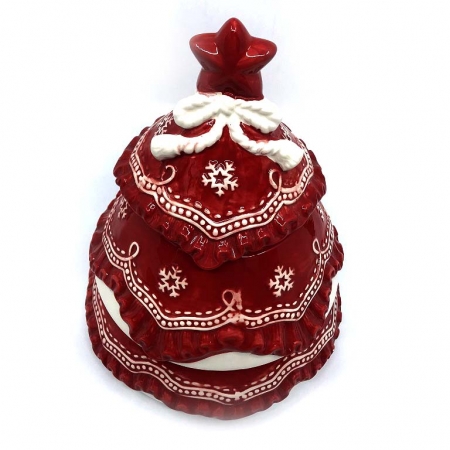 Bomboniera Brad de Craciun Red and White [0]