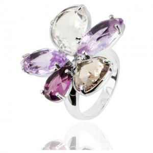 Heritage Purple Set medalion, cercei, inel by Borealy [4]