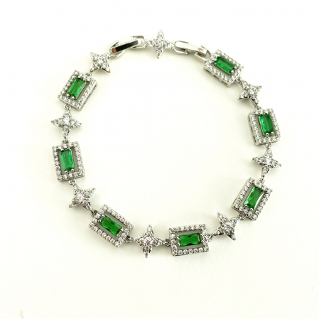 Brăţară Emerald Green Tennis [0]