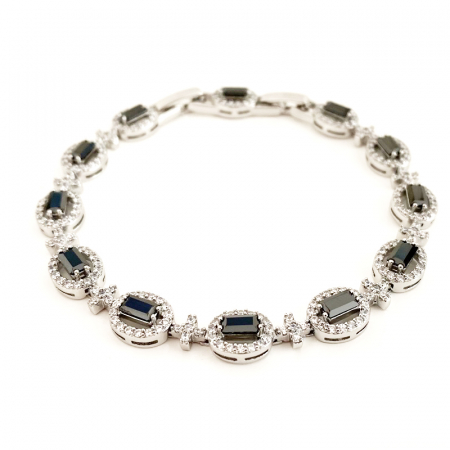 Brăţară Black Classic 10 carate Simulated Diamonds [0]