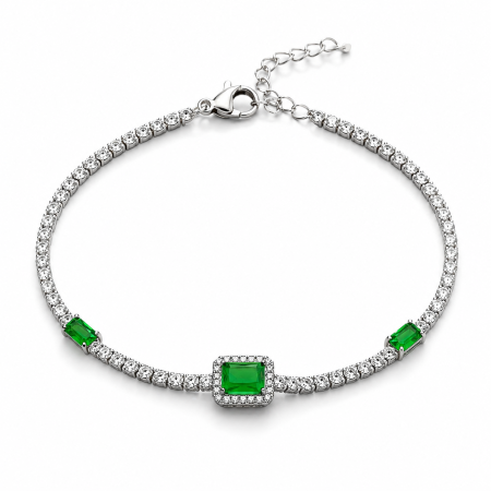 Bratari - Émerauld Grace – Brățară cu Cristale Verzi