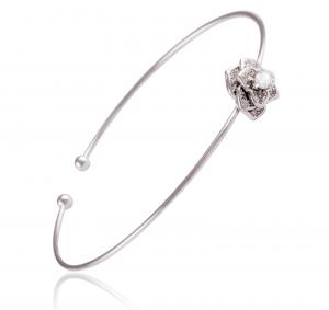 Bratara Borealy Silver Wild Rose [0]