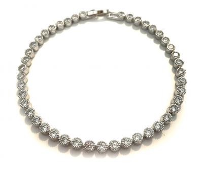 Brăţară Borealy Milgrain Tennis - Simulated Diamonds Intense [1]