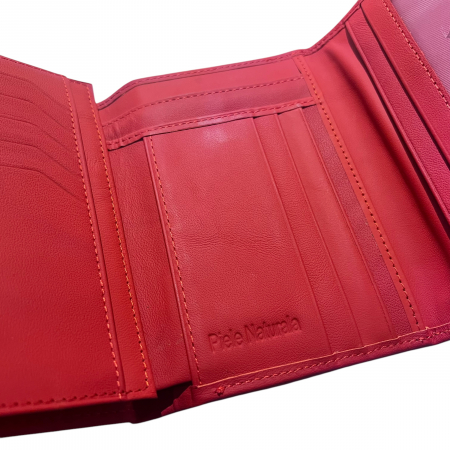 Cadou Lady Red Portofel Piele Naturala, Esarfa Matase Naturala si Bratara Tennis [1]