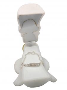 Bratara pentru Copii personalizabila Borealy Argint 925 Baby Figaro [1]