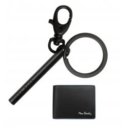 Set Branded Breloc Essential Matte Hugo Boss Desk si Portofel Pierre Cardin Piele Naturala [0]