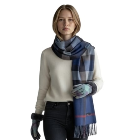 Cosuri Paste - British Esarfa Casmir, Manusi & Portofel Cadouri Craciun 2023