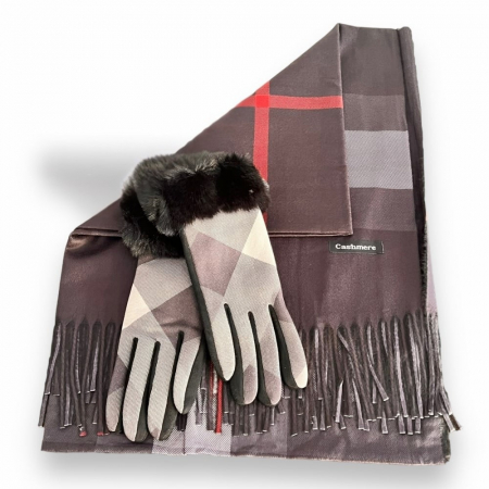 British Esarfa Casmir, Manusi & Portofel Cadouri Craciun 2023 [1]