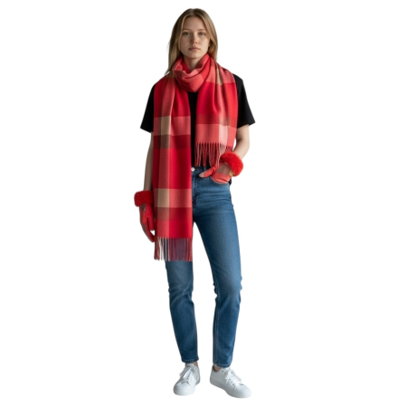 British Esarfa Casmir, Manusi & Portofel Cadouri Craciun 2023 [2]