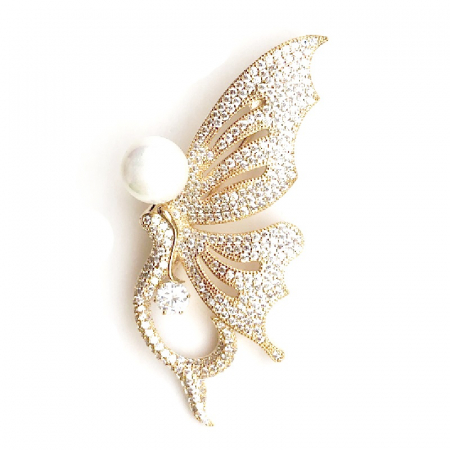 Broşă Butterfly Glam Gold [2]