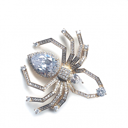 Cadouri de ziua femeii - Spider Broşă Gold