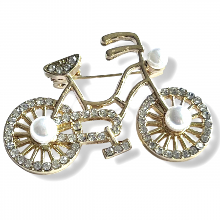 Brosa Bicicleta Gold by Borealy [1]