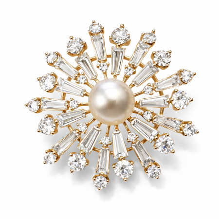 Cadou Broșă Sun Cristals & Eșarfă Fină – Cadou Special pentru Femei [1]