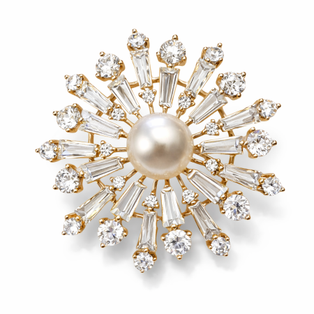 Bijuterii - Cadou Broșă Sun Cristals & Eșarfă Fină – Cadou Special pentru Femei