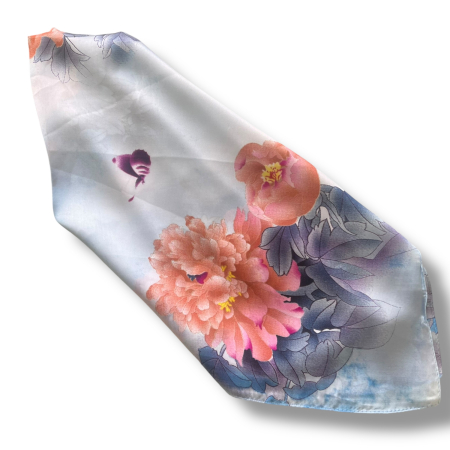 Broșă elegantă Floare si Buburuză & Cadou Esarfa Matase & Mini Gentuta – Cadou special pentru femei de 8 Martie [7]