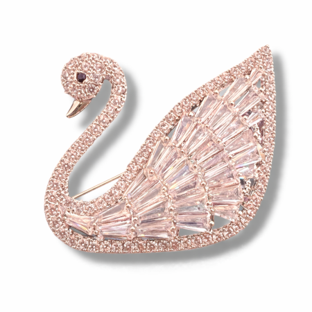 Bijuterii Sotie - Brosa lebada Swan