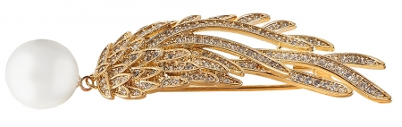 Brosa Gold Branch Pearl by Borealy [1]