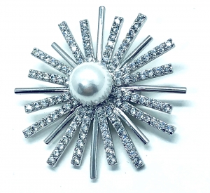 Brosa Médaillon Soleil & Esarfa Coco by Borealy [1]