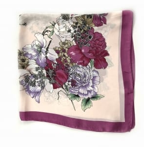 Brosa Rose Flower Perla Borealy & Esarfa Matase Borealy [2]